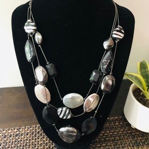 Multi-stranded Statement Necklace